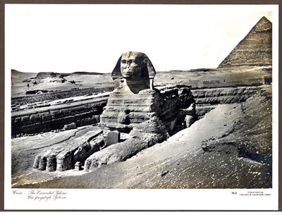 Lot 317 - LEHNERT & LANDROCK, A  Photograph of the Excavated Sphinx