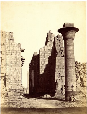 Lot 244 - ANTONIO BEATO (1835-1906), Three Photographs of Egypt