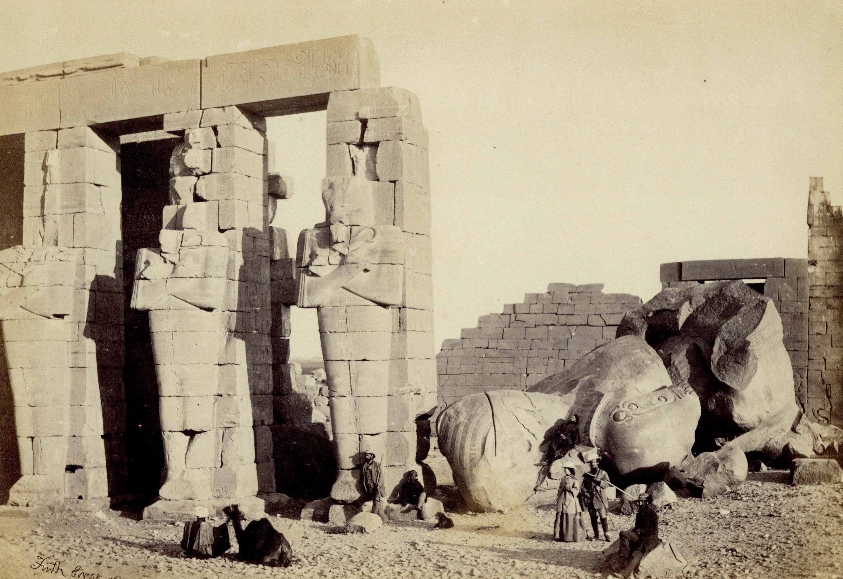 Lot 319 - FRANCIS FRITH (1822-1898), Osiride Pillars