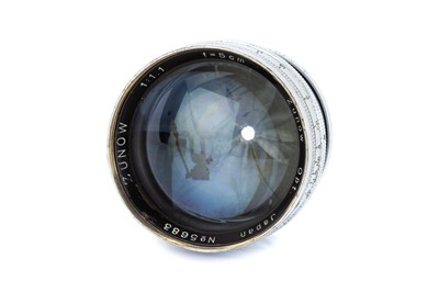 Lot 415 - A Zunow Opt. f/1.1 50mm Lens