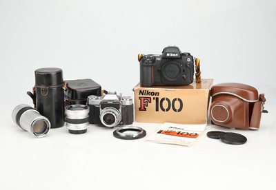 Lot 706 - A Selection of 35mm Cameras & Lenses