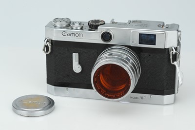 Lot 405 - A Canon Model VI-T Rangefinder Camera