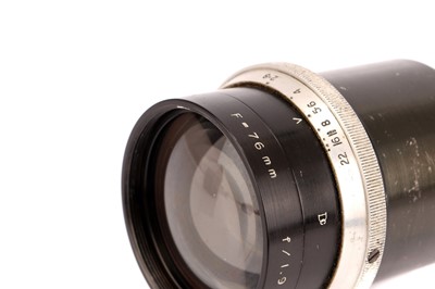 Lot 1228 - A Dallmeyer Super Six f/1.9 76mm Lens