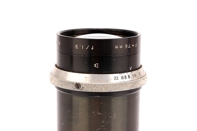 Lot 1228 - A Dallmeyer Super Six f/1.9 76mm Lens