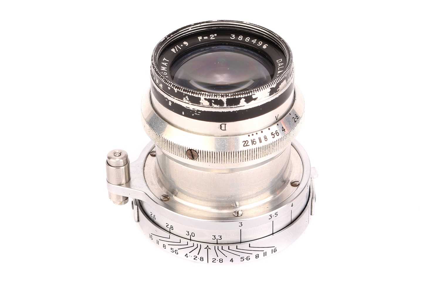 Lot 1229 - A Dallmeyer Super-Six f/1.9 2" Lens