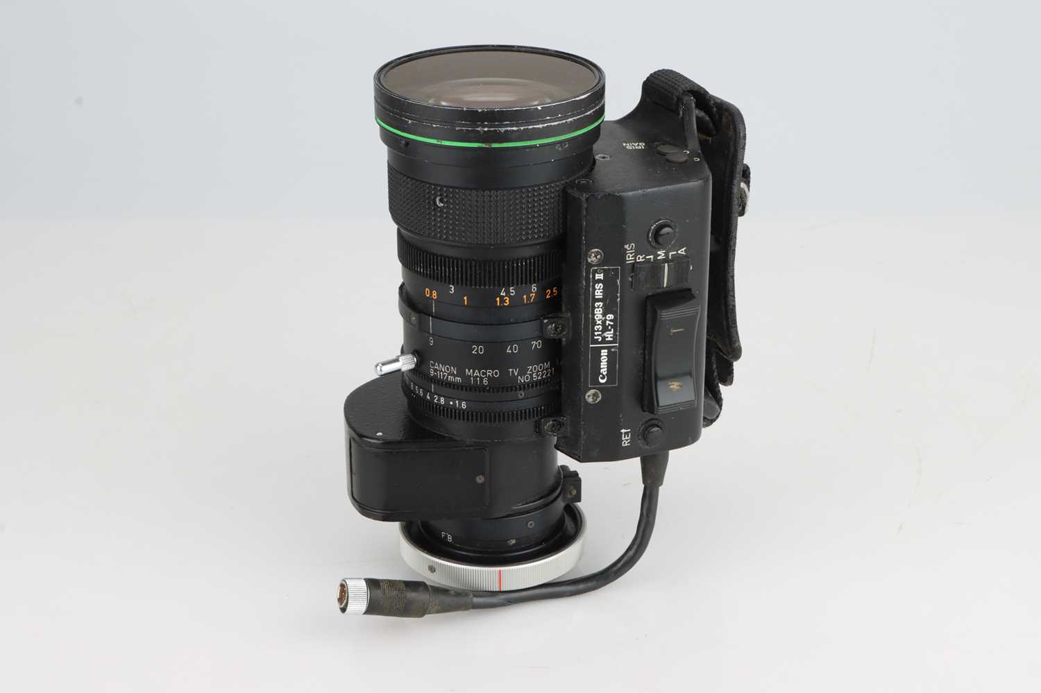 Lot 829 - A Canon f/1.6 9-117mm Broadcast Lens