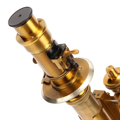 Lot 5 - A Nachet Binocular, Monocular & Polarising Microscope Outfit