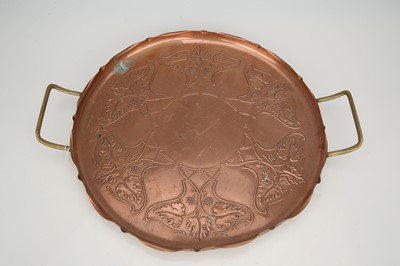 Lot 481 - Art Nouveau Copper Ware