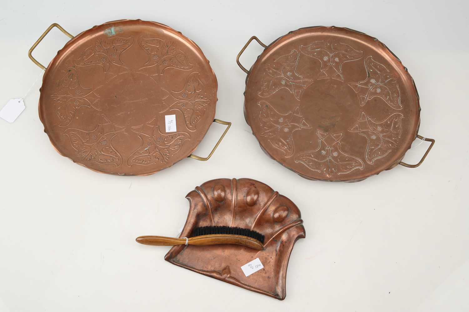 Lot 481 - Art Nouveau Copper Ware