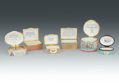 Lot 528 - Six Halcyon Enamels Ltd. Ed. Boxes