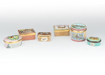 Lot 528 - Six Halcyon Enamels Ltd. Ed. Boxes