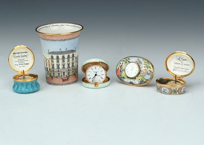 Lot 529 - Halcyon Enamels Ltd. Ed.  Music Boxes and Clocks