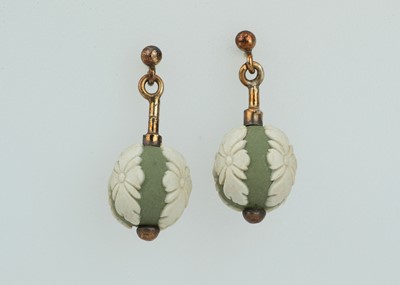 Lot 603 - Wedgwood Jasperware Earrings