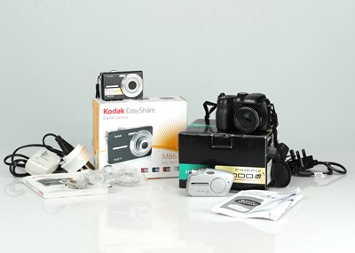 Lot 322 - A Mixed selection of Digital Compact Cameras