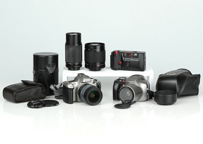 Lot 388 - A Selection of 35mm Cameras & Lenses