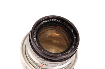 Lot 1239 - A Pignons Alpa Kern-Switar AR f/1.8 50mm Lens
