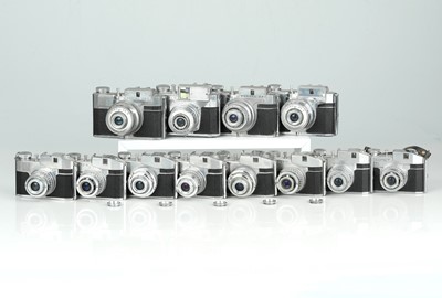 Lot 172 - A Selection of Twelve 35mm Viewfinder Cameras