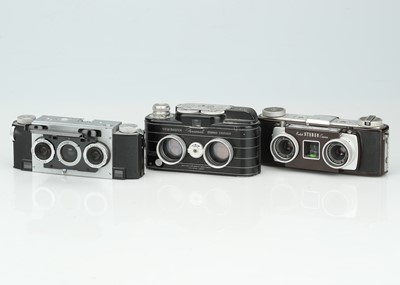 Lot 182 - A Selection of 35mm 3D Stereo Cameras