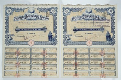 Lot 789 - A Collection of 19th Century and Later Share Certificates