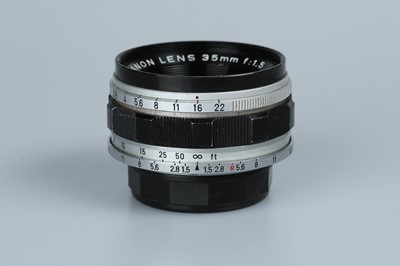 Lot 79 - A Canon f/1.5 35mm Lens