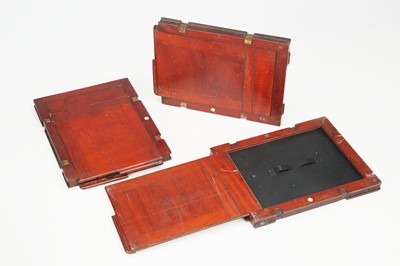 Lot 246 - Three Mahogany DDS Plate / Film Holders