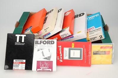 Lot 430 - A Selection of Photographic Papers