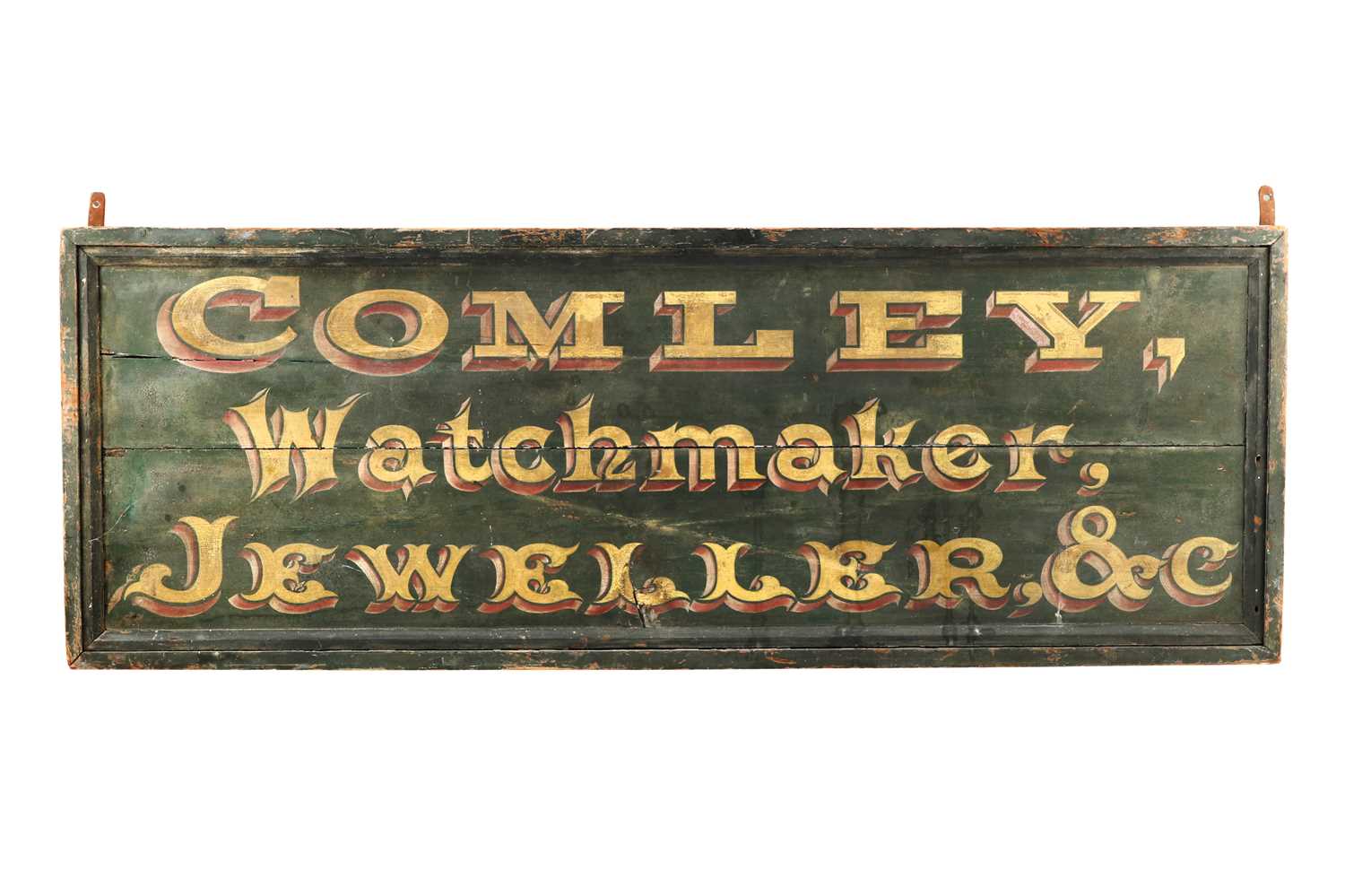 Lot 488 - Victorian Watchmaker and Jeweller sign