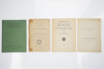 Lot 677 - An Archive of Pamphlets and Reprints on Diatoms