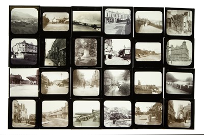 Lot 863 - A Good Collection Magic Lantern Slides of Street Scenes