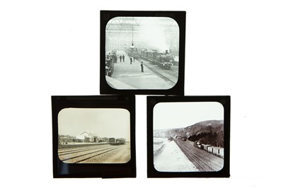 Lot 865 - Three Early Railway Magic Lantern Slides