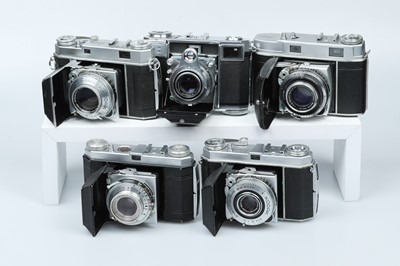 Lot 288 - A Selection of Five Folding Cameras