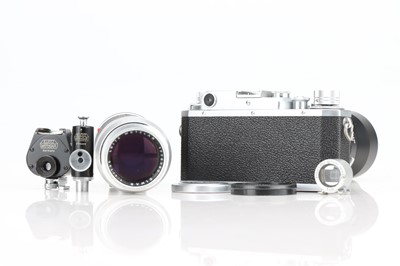 Lot 68 - A Canon IIIa Rangefinder Camera & Leica Accessories