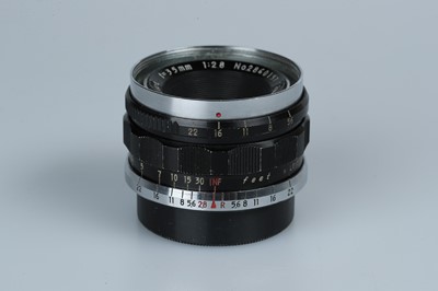 Lot 65 - A Sankyo Kohki W-Komura f/2.8 35mm Lens