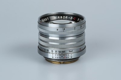 Lot 81 - A Nikon Nippon Kodaku Nikkor-S.C. f/1.4 50mm Lens