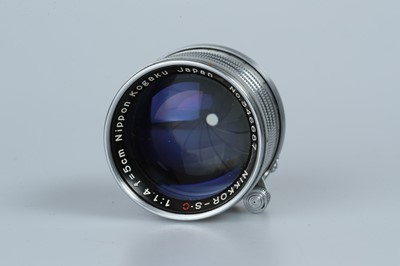 Lot 81 - A Nikon Nippon Kodaku Nikkor-S.C. f/1.4 50mm Lens