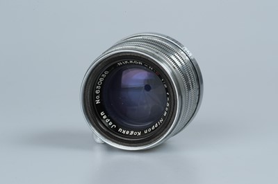 Lot 82 - A Nikon Nippon Kogaku Nikkor-H.C f/2 50mm Lens
