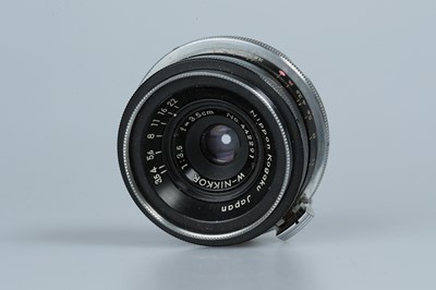 Lot 83 - A Nikon Nippon Kogaku W-Nikkor f/3.5 35mm Lens