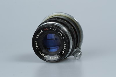 Lot 64 - A Tanaka Kogaku Tanar H.C f/2.8 50mm Lens