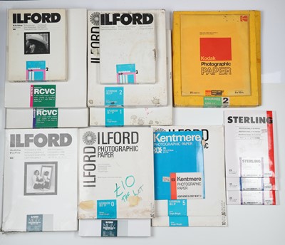 Lot 425 - A Large Selection of Photographic Darkroom Papers