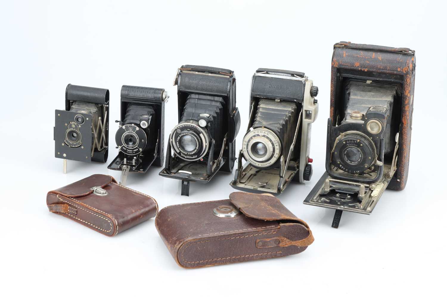 Lot 281 - A Mixed Selection of Folding Cameras