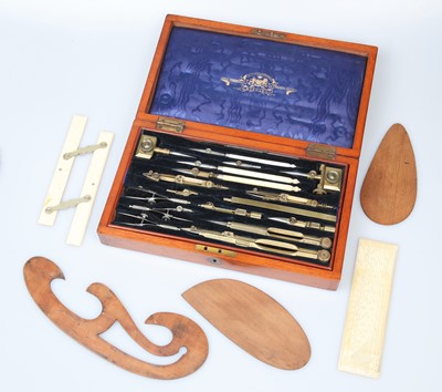 Lot 731 - A Victorian Draughtsman's Set By Stanley, London