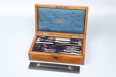 Lot 732 - A Victorian Draughtsman's Set By Stanley, London