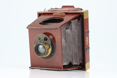 Lot 359 - A Shew Xit Mahogany Strutt Camera