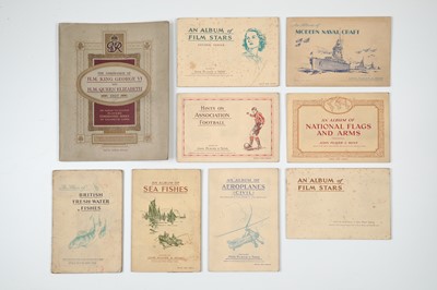 Lot 562 - Nine Complete Players Cigarette Card Albums