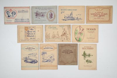 Lot 563 - 11 Original Cigarette Card Albums