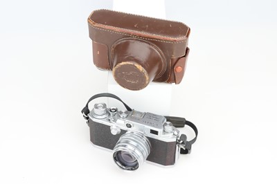 Lot 74 - A Canon IIIA Rangefinder Camera