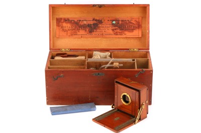 Lot 1271 - A London Stereoscopic Company 'Portable Set of Photographic Apparatus'