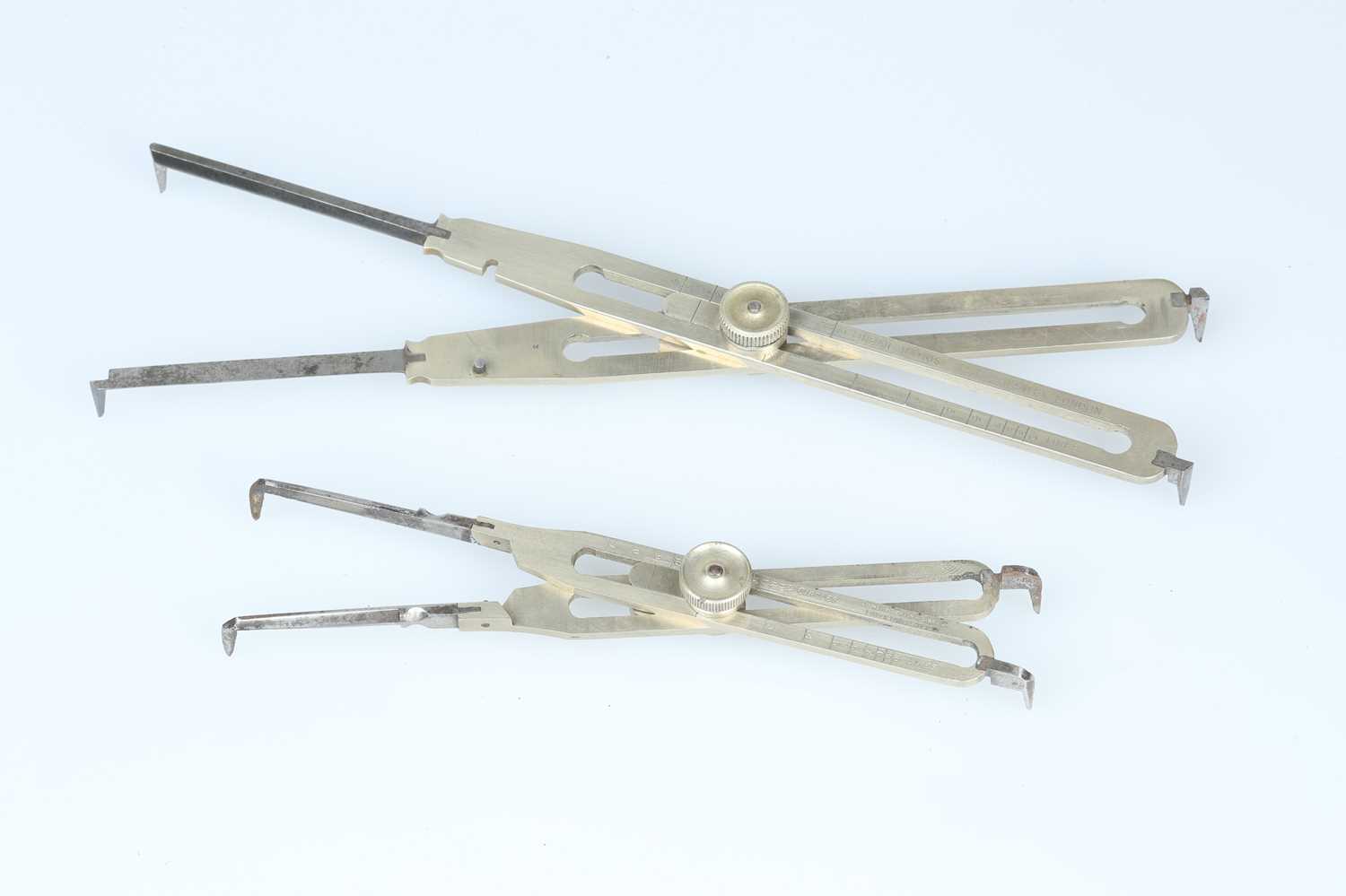Two Point Divider Lot 739 - Two Hook End Proportional Dividers,