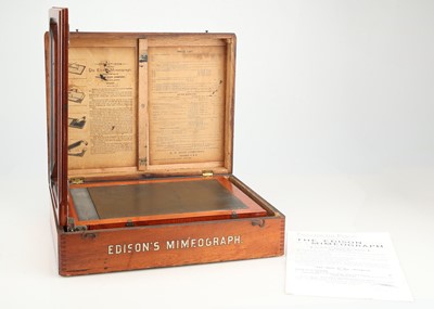 Lot 685 - An Edison  Mimeograph No.1