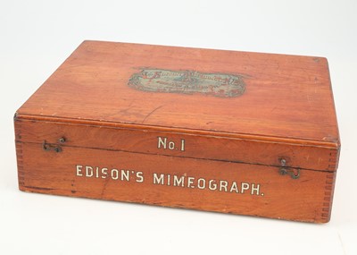 Lot 685 - An Edison  Mimeograph No.1